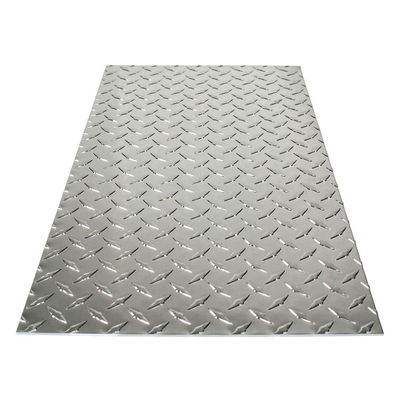 Embossing Metal 1050 1100 1070 Anti Slip Aluminum Checker Plate For Floor