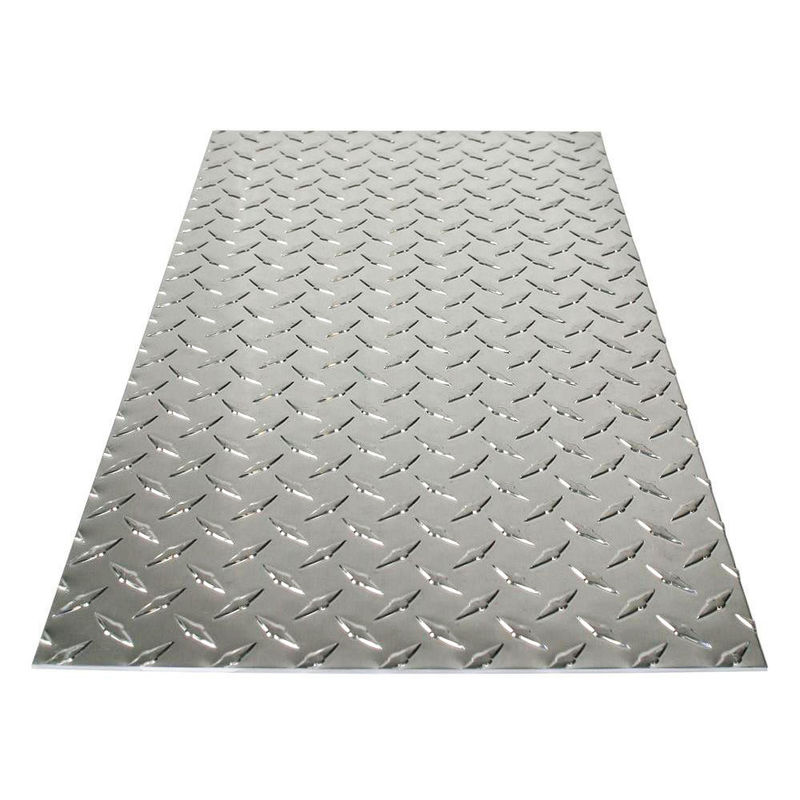 Embossing Metal 1050 1100 1070 Anti Slip Aluminum Checker Plate For Floor