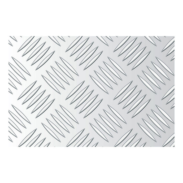 Aluminum Metal Alloy Coil Embossing Aluminum Checked Plate For Walkway/railer Decks/platform/stair Treads