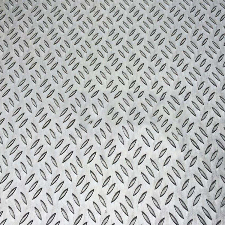 3003 5052 Brite Tread Plate Embossed Diamond Aluminum Alloy Sheet Five Bar Checker Plate for Tool Box